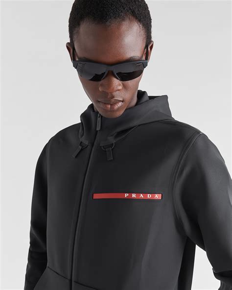 prada technical hoodie|Prada hoodie men's.